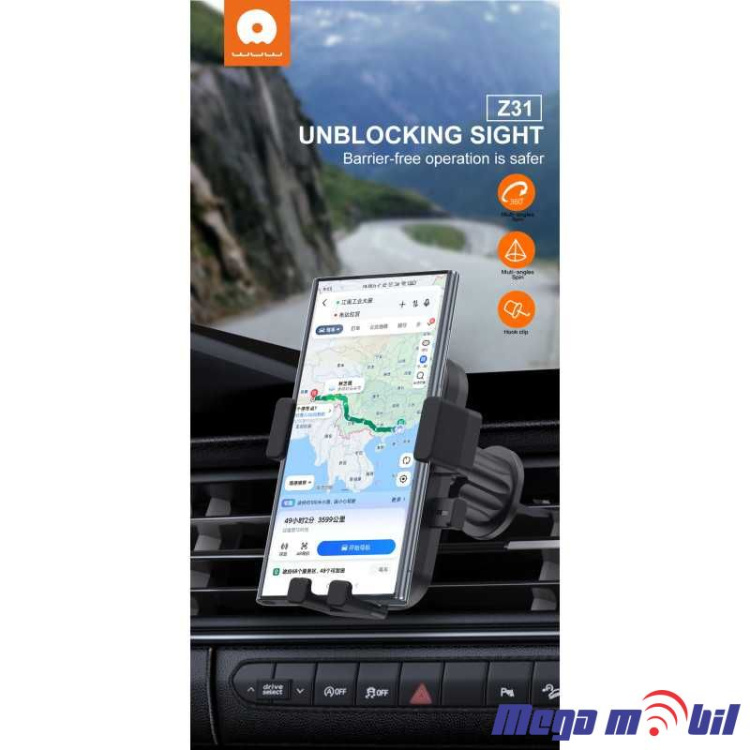 Drzac za vo kola WUW-Z31 black